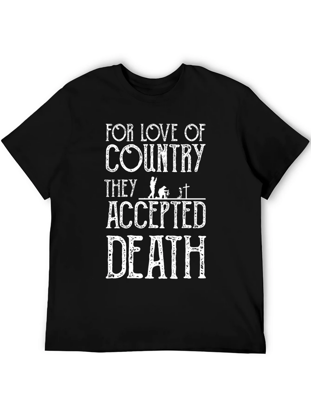 For Love of Country Graphic Print Black T-Shirt product image 3