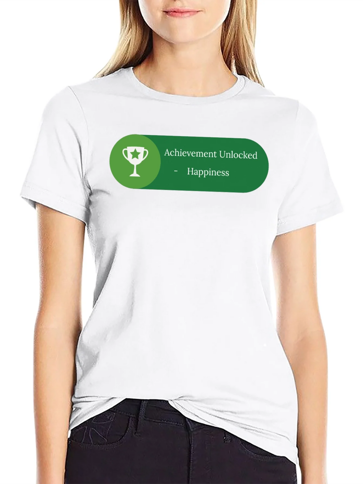 Achievement Unlocked Happiness Graphic T-Shirt product image 3