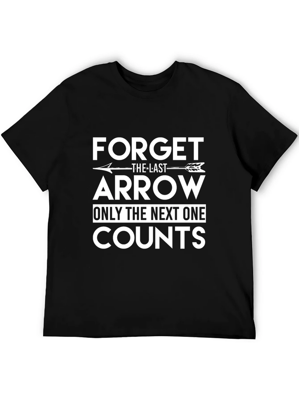 Forget The Last Arrow Black Graphic T-Shirt product image 2