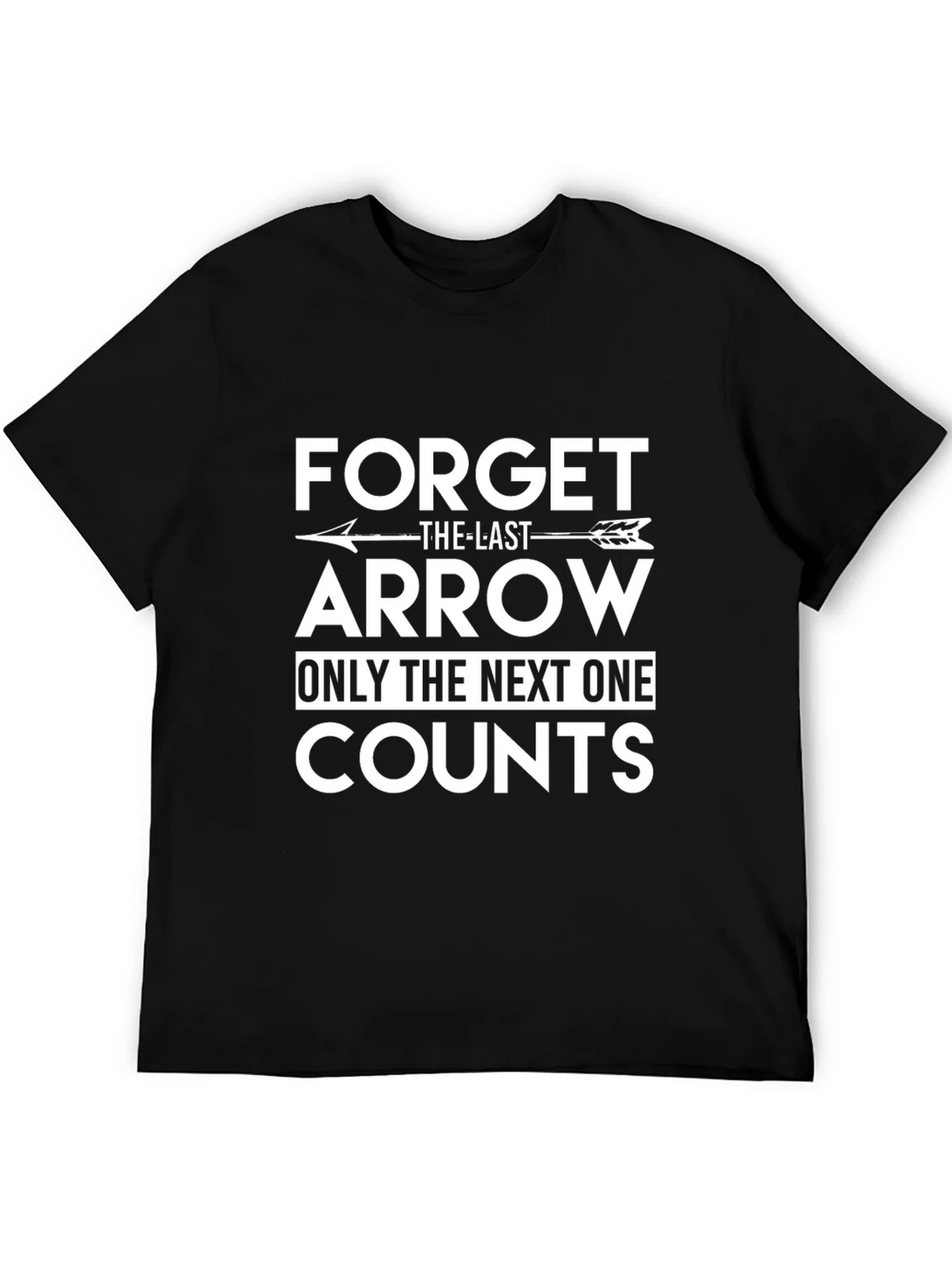 Forget The Last Arrow Black Graphic T-Shirt product image 2