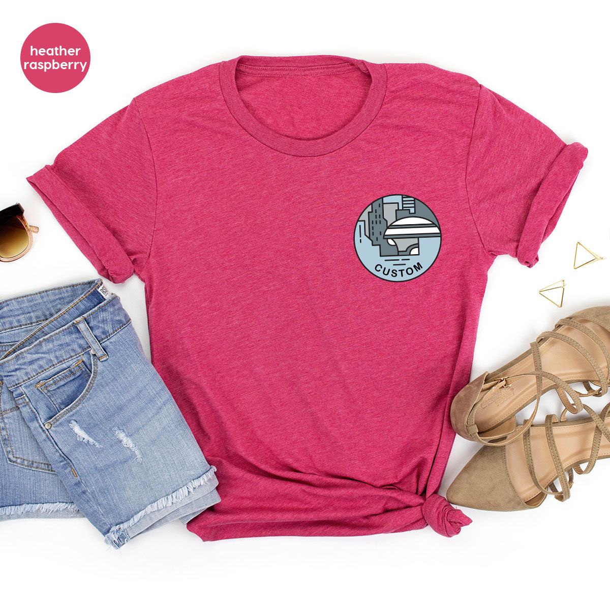 Custom Galaxy Sweatshirt, Customizable Pocket Tee for product image 19