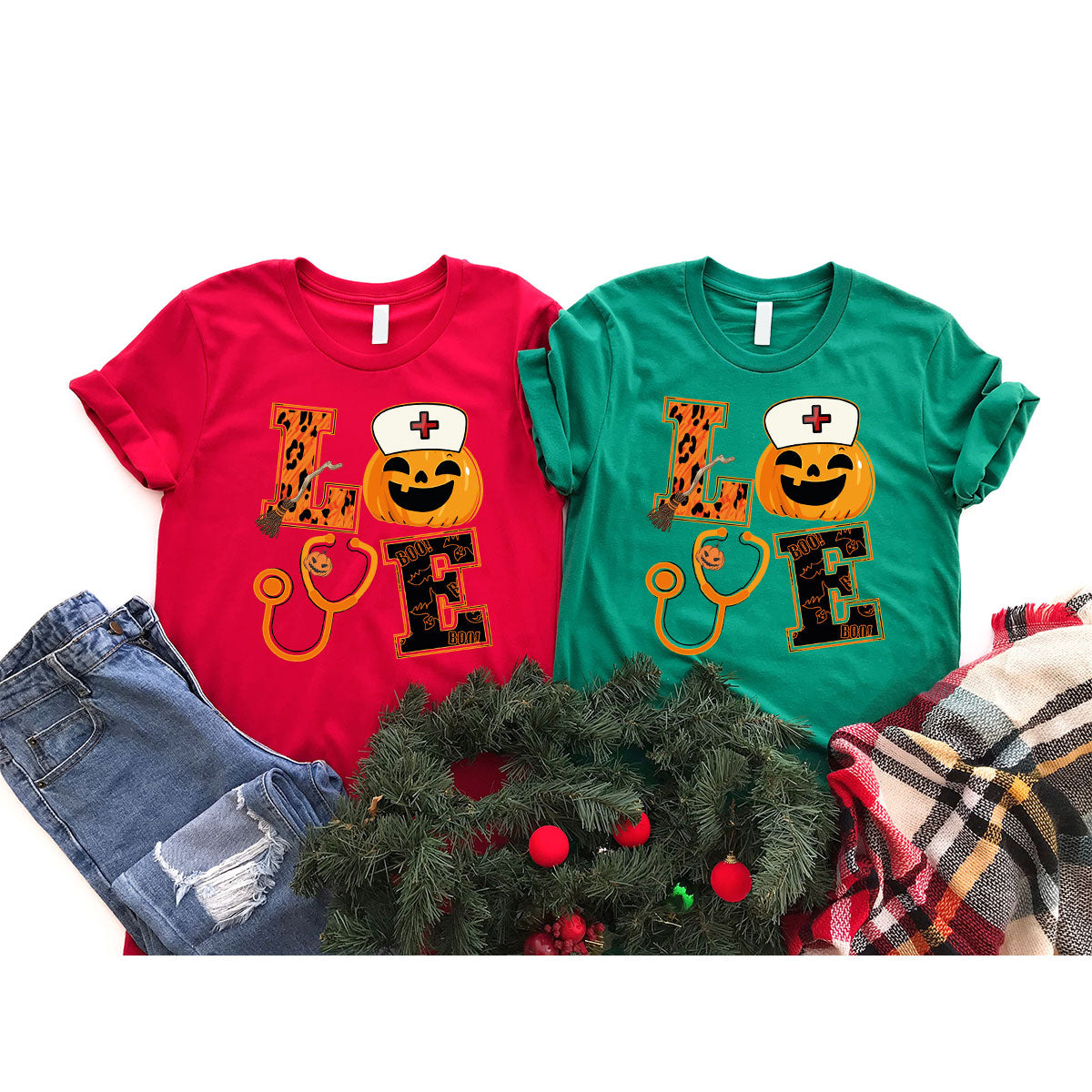 Halloween 2023 Shirt, Nurse TShirt, Pumpkin T Spooky Kids product image 23