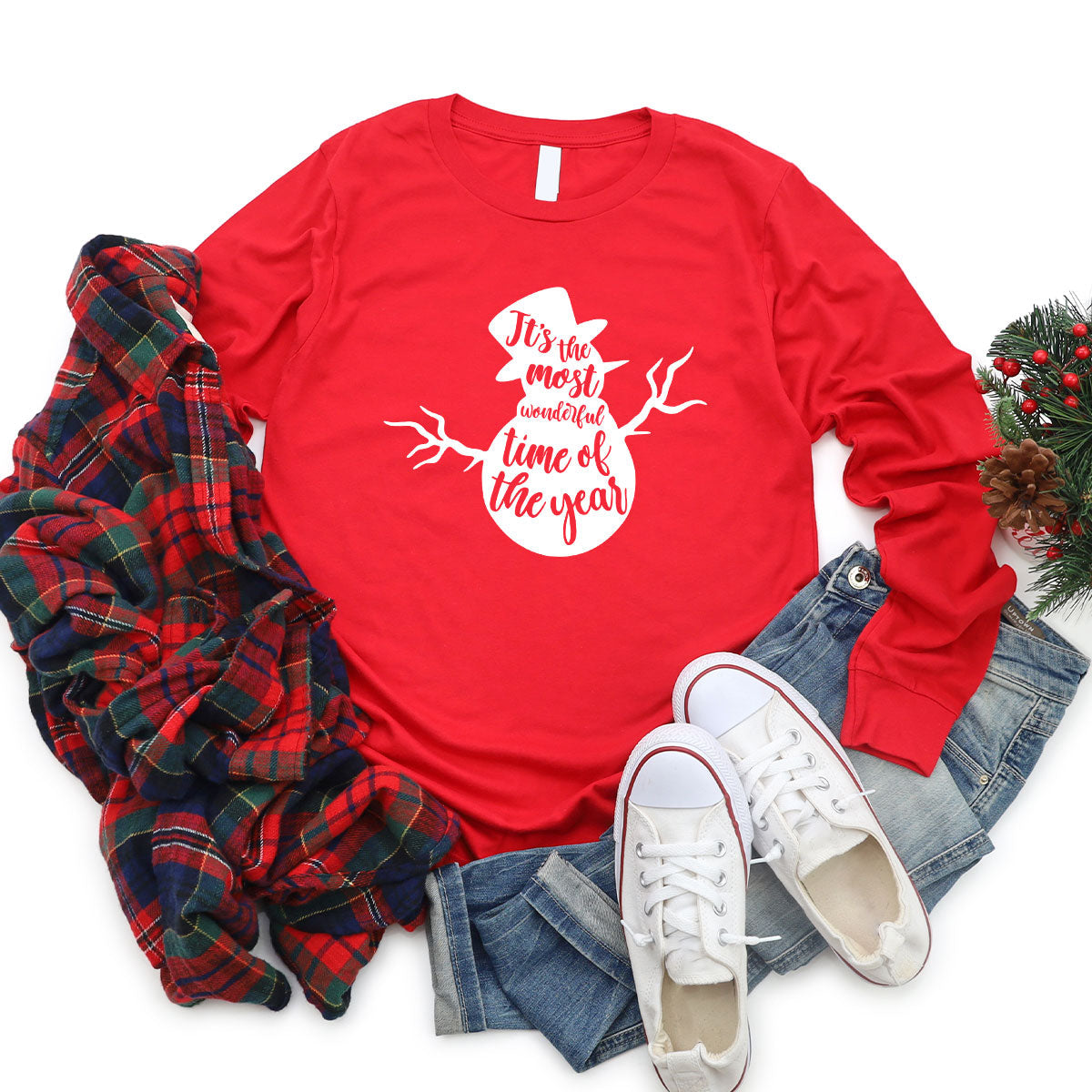 Snowman Christmas Hoodie, Funny Design, 2023 Xmas Sweatshirt product image 16