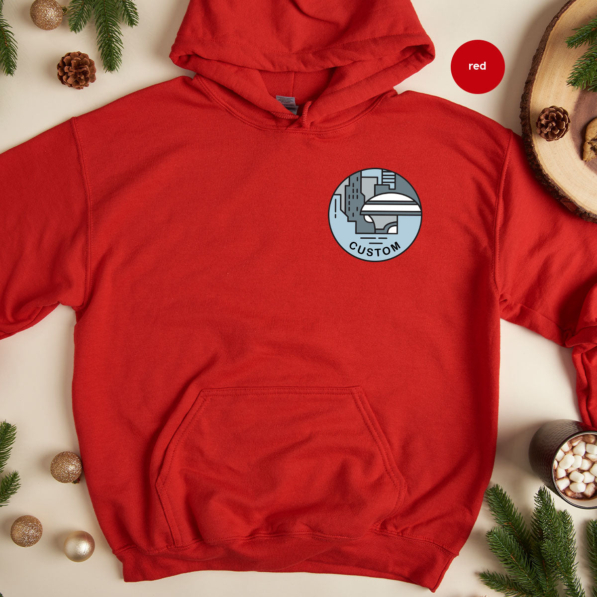 Custom Galaxy Sweatshirt, Customizable Pocket Tee for product image 20