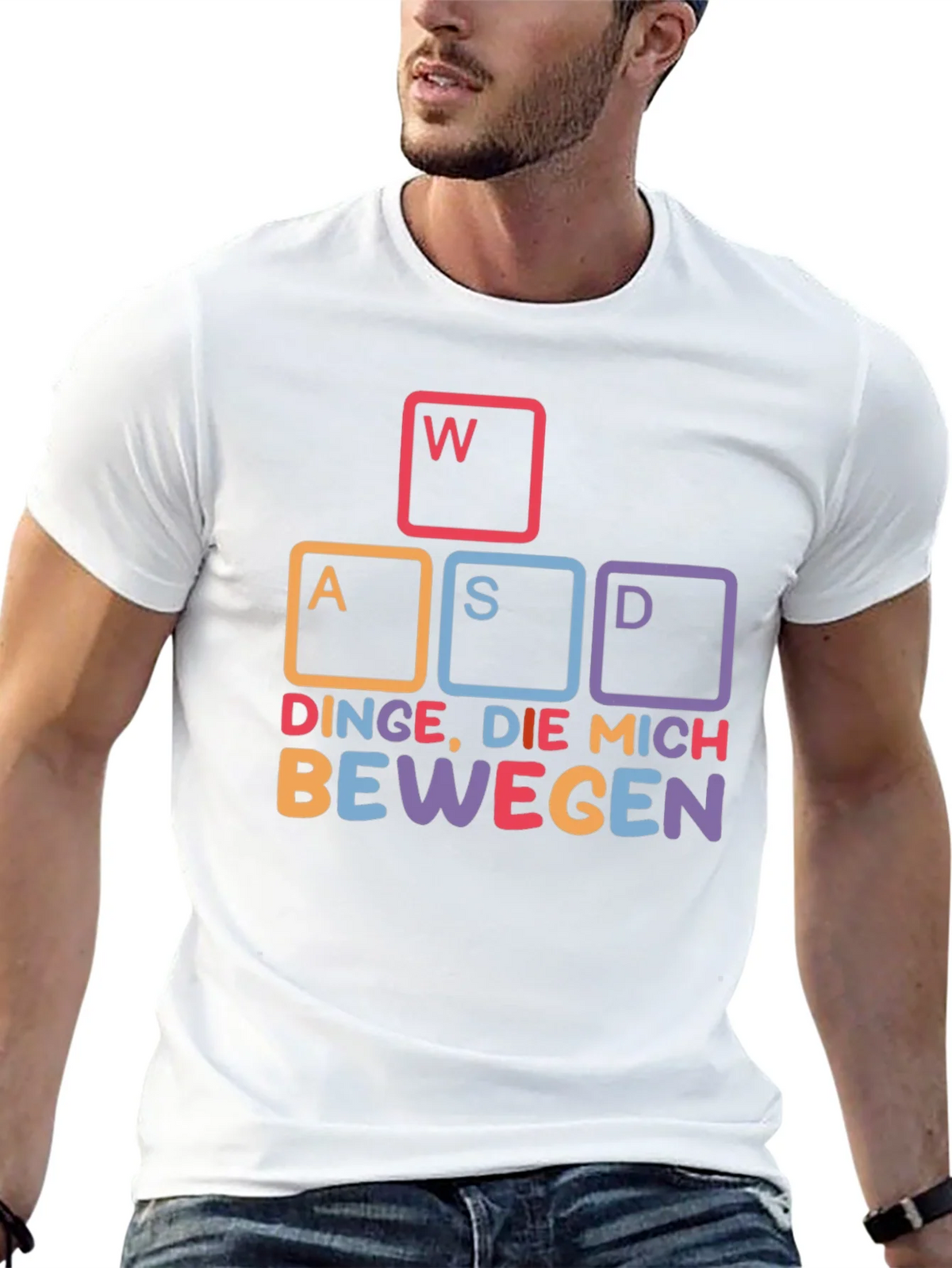 WASD Gaming T-Shirt - DINGE DIE MICH BEWEGEN product image 10