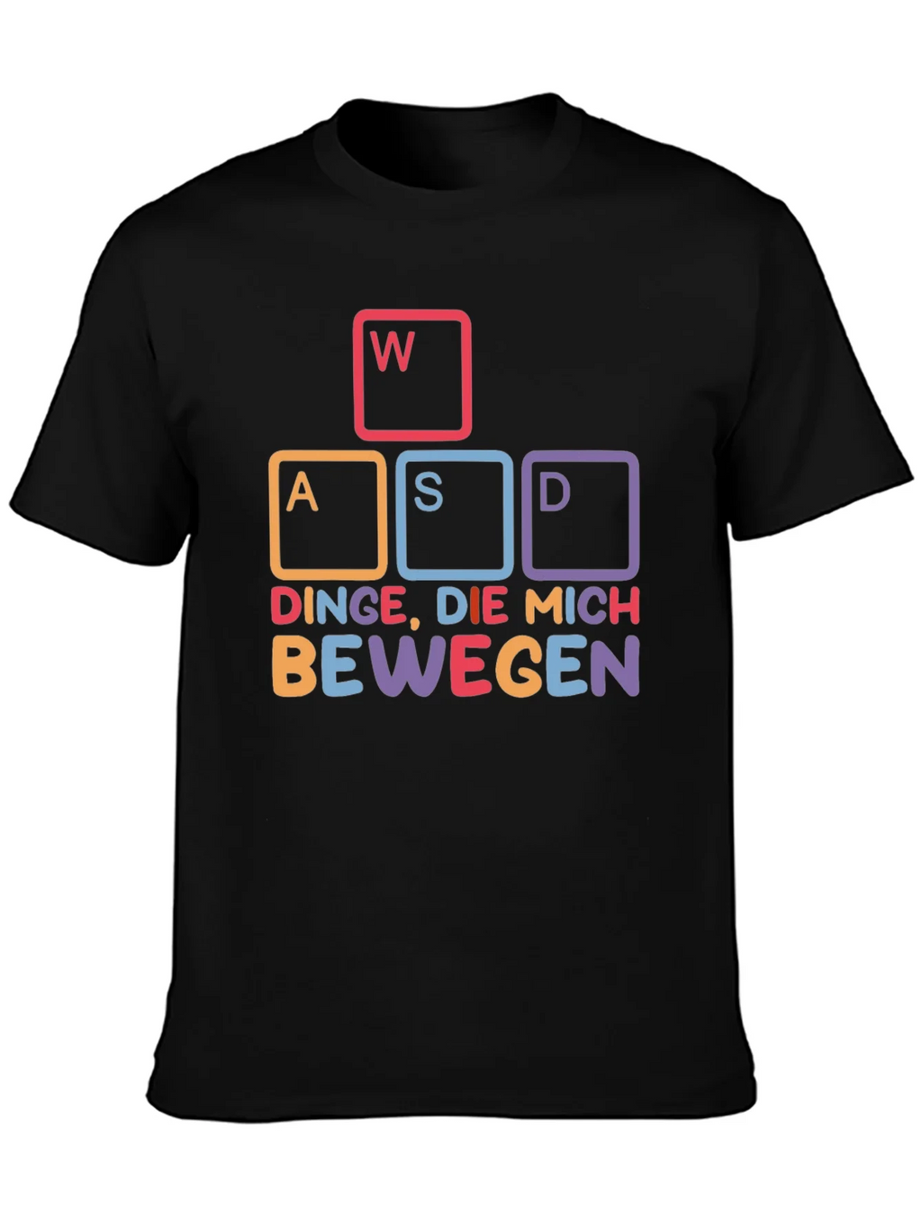 WASD Gaming T-Shirt - DINGE DIE MICH BEWEGEN product image 3