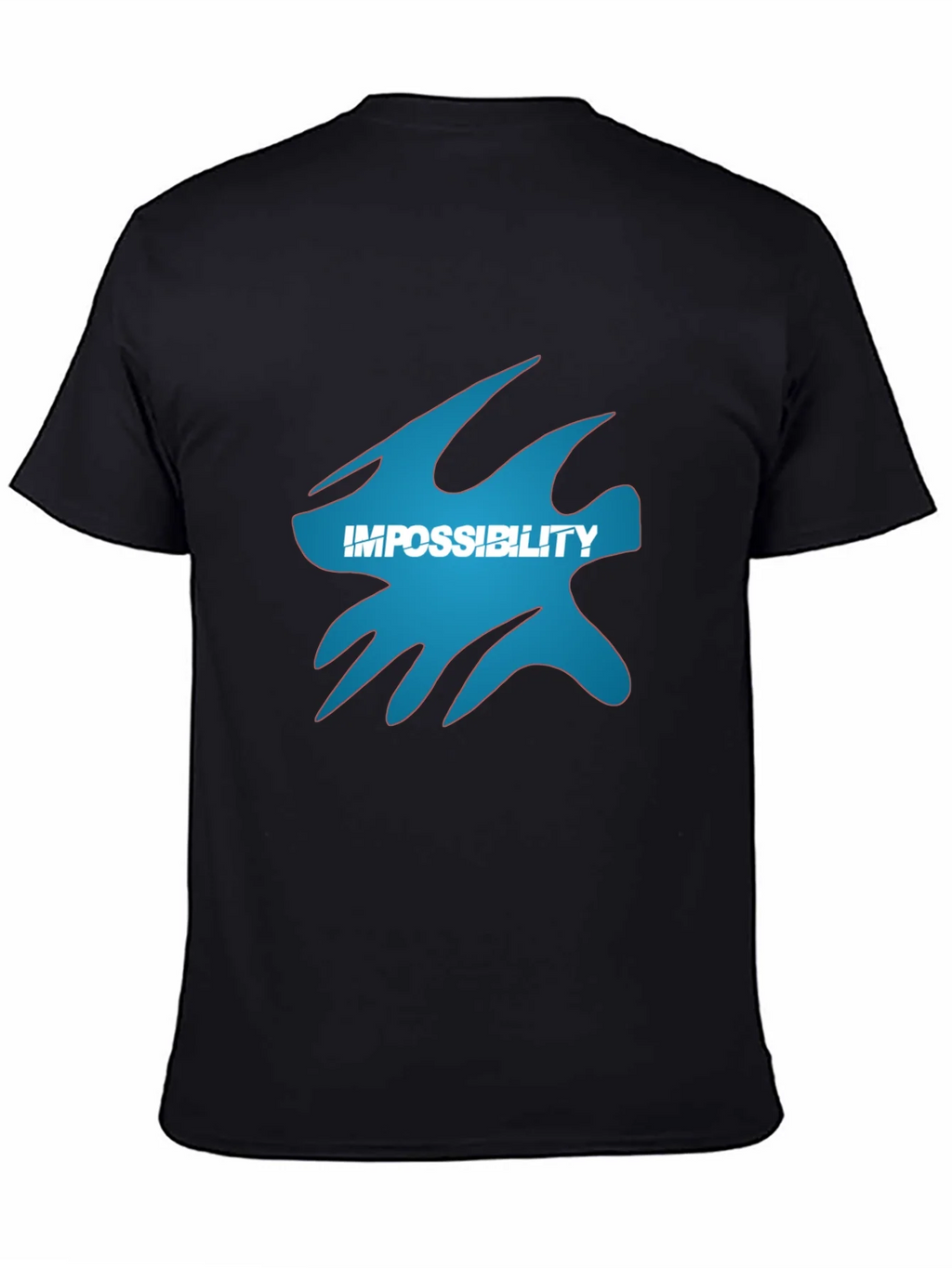 Impossibility Graphic Black T-Shirt product image 4