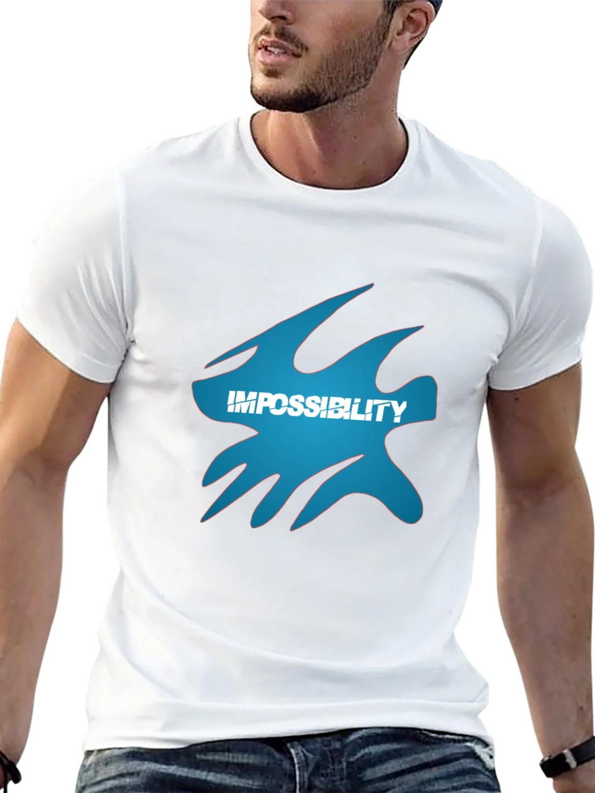 Impossibility Graphic Black T-Shirt product image 12