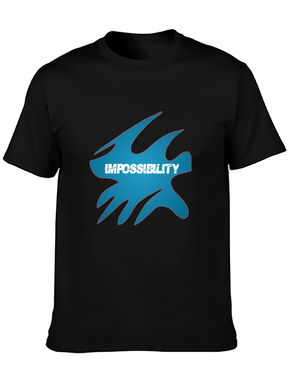 Impossibility Graphic Black T-Shirt product image 3