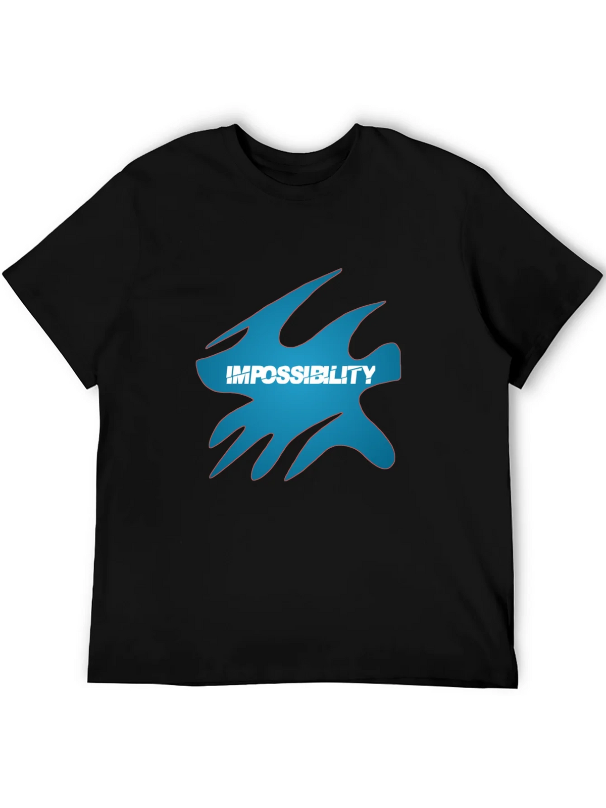 Impossibility Graphic Black T-Shirt product image 5