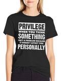 Privilege Graphic Print T-Shirt product image 1