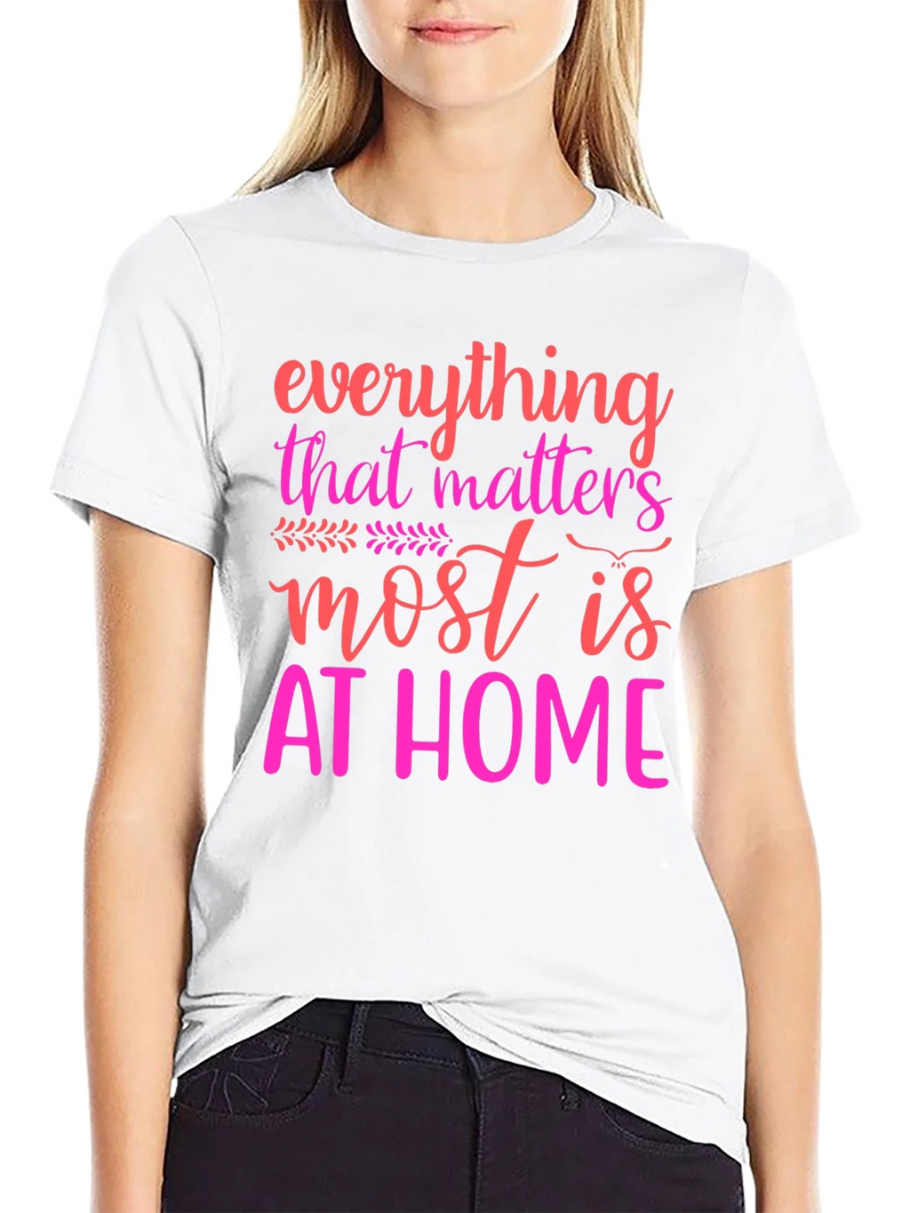 Everything Matters At Home Graphic Tee product image 2