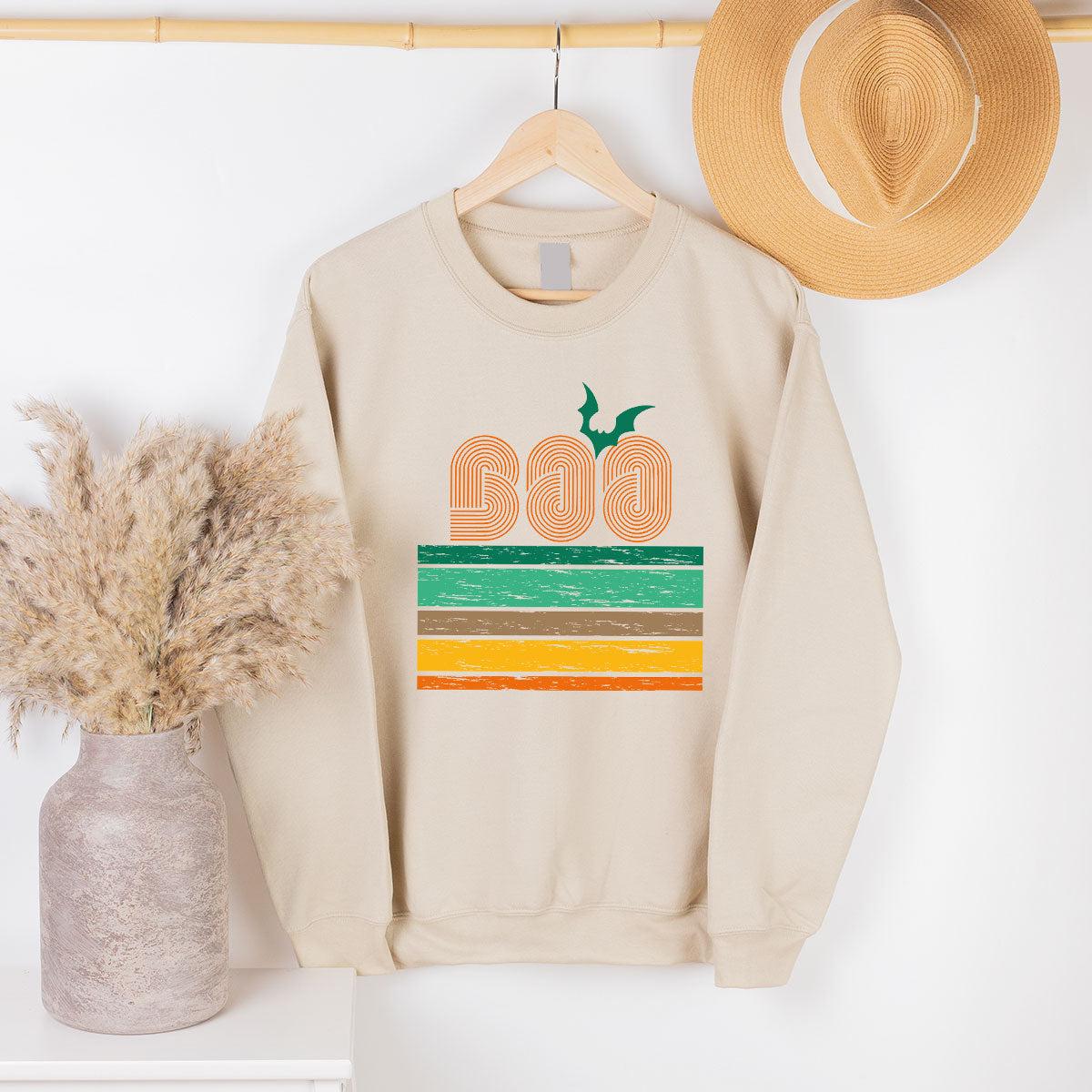 Boo Hoodie, Halloween Sweatshirt, Long Sleeve Designs product image 18