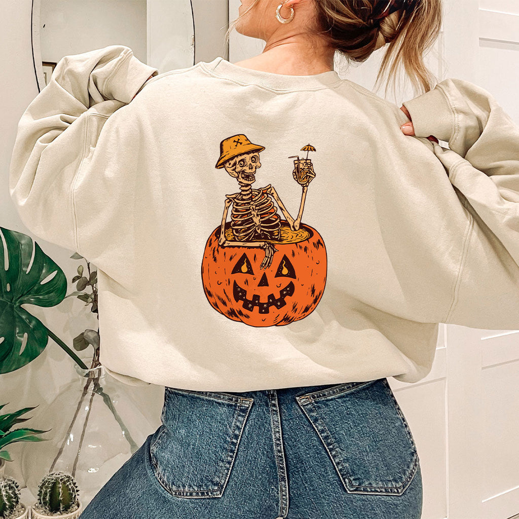 Halloween Funny Pumpkin Hoodie, Sweatshirt, Horror Design product image 5