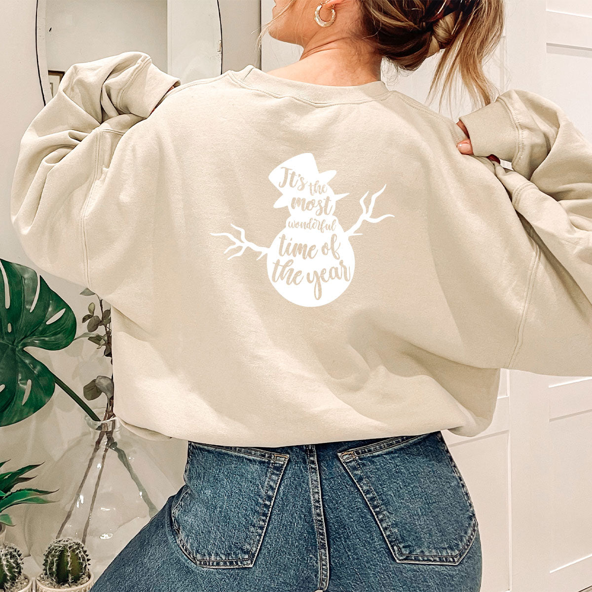 Snowman Christmas Hoodie, Funny Design, 2023 Xmas Sweatshirt product image 17