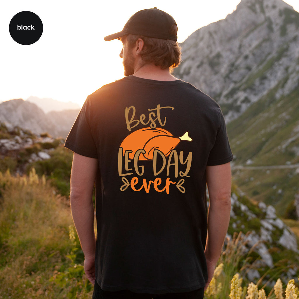 Funny Thanksgiving Shirts, Turkey Graphic Tees, Fall product image 68