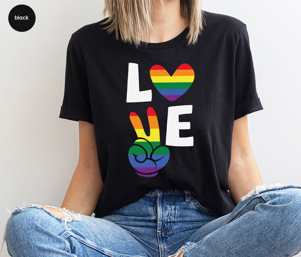 LGBT Love Shirt, Rainbow Glory T-Shirt, Pride Tee product image 62