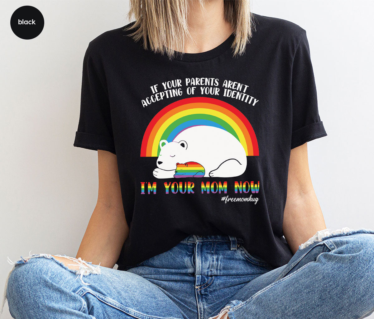 I'm Your Mom Now T-Shirt, Cute LGBT Glory Tee product image 62