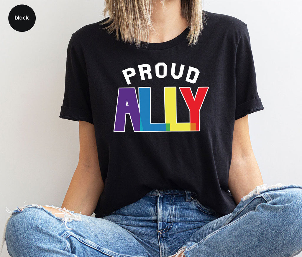 Proud Ally Shirt, LGBT T-Shirt, Tee product image 62