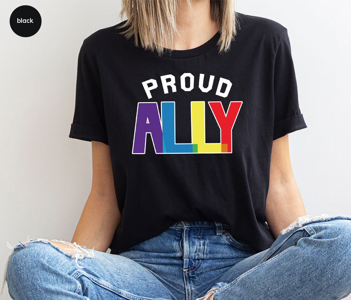 Proud Ally Shirt, LGBT T-Shirt, Tee product image 62
