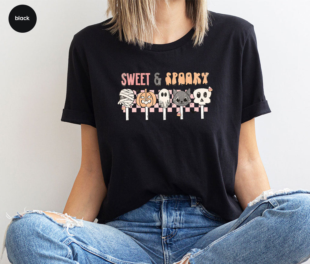 Retro Pumpkin T Shirt, Vintage Cat T-Shirt, Sweet Toddler product image 110