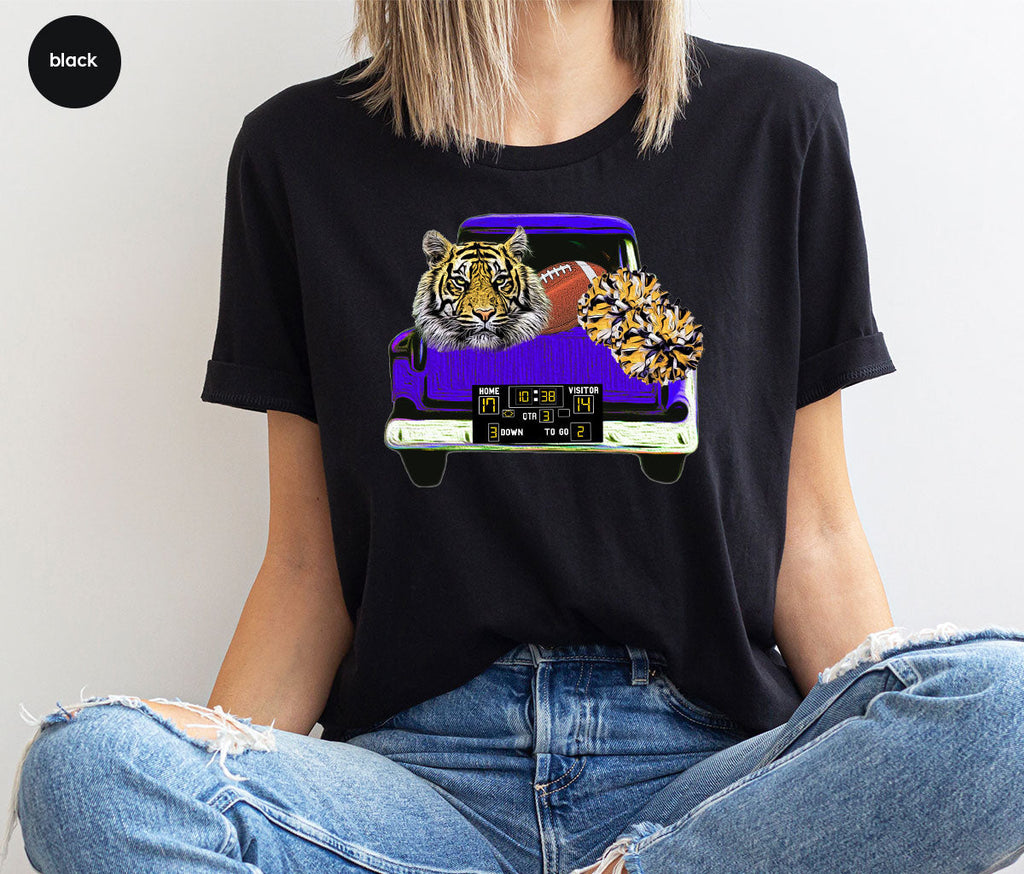 Football Truck Shirt, Tiger Graphic Tees, Mom TShirt, Gifts product image 85