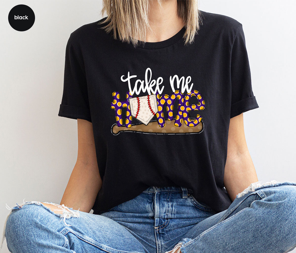 Baseball T-Shirt, Gifts for Her, Mom Outfit, Sister Shirt product image 35
