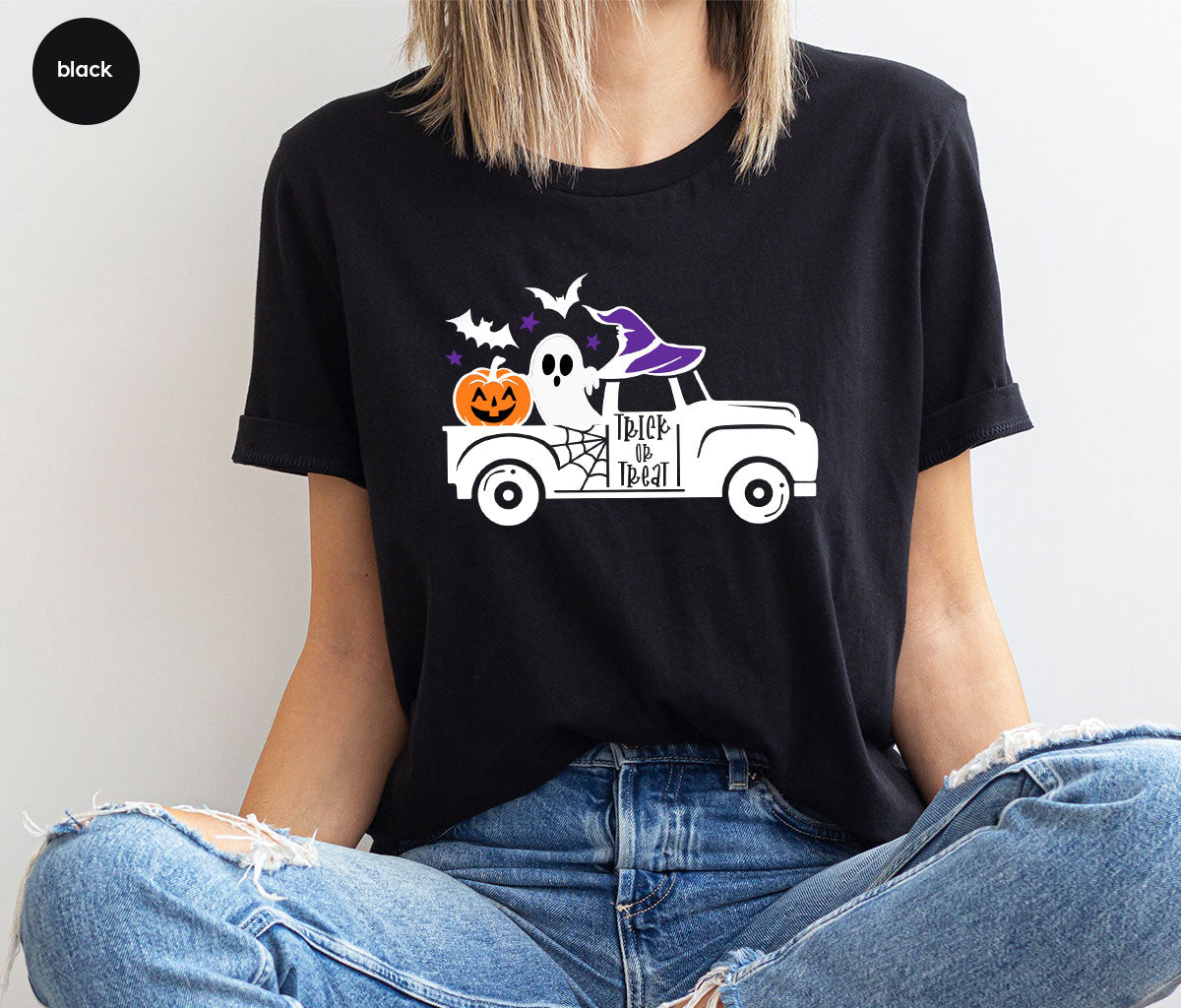 Halloween Sweatshirt, Gifts, Pumpkin Graphic Tees, Spooky product image 69