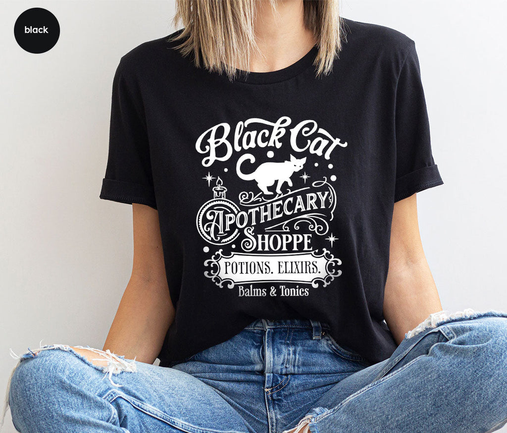 Halloween Party T-Shirt, Spooky Sweatshirt, Gifts, Cat product image 45