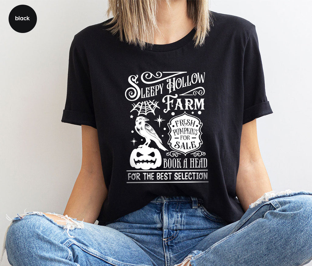 Halloween Sweatshirt, Farmer Outfit, Pumpkin Shirt, Spooky product image 128