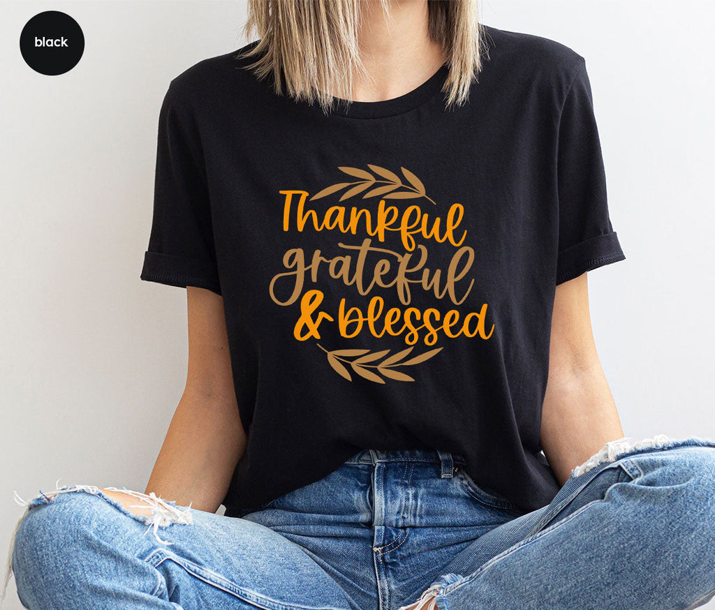 Fall Tshirt, Autumn Clothing, Gift for Her, Happy product image 42