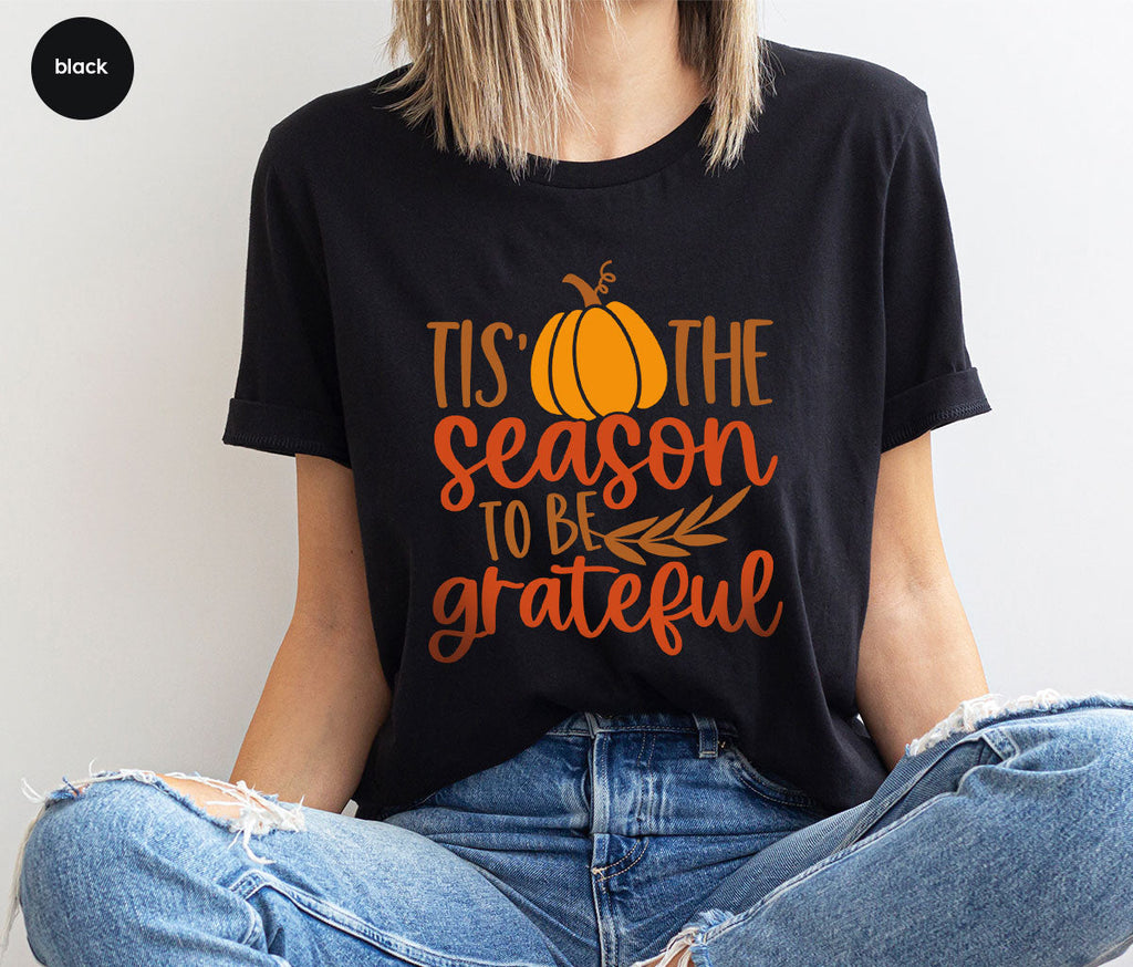 Fall T-Shirt, Autumn Crewneck Sweatshirt, Thanksgiving product image 130