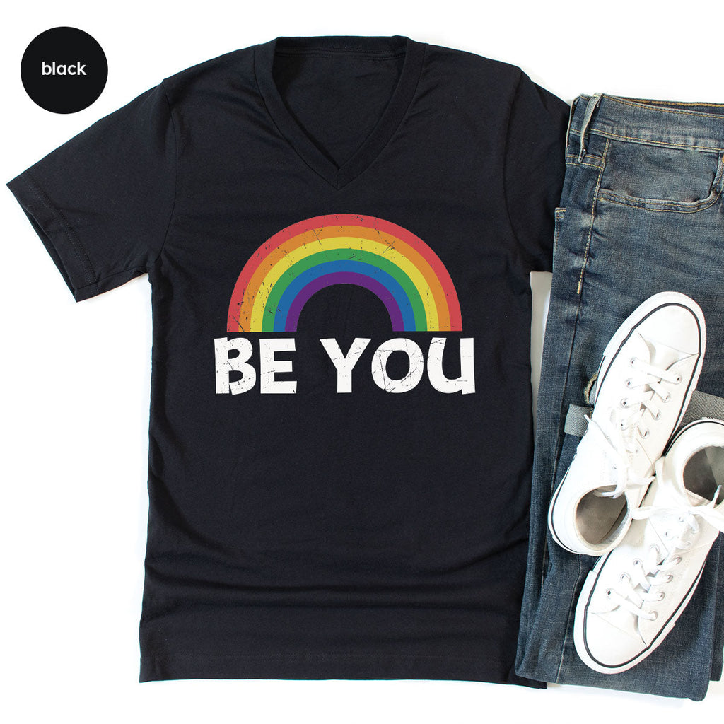 Rainbow T-Shirt, Be You Shirt, LGBT Pride product image 59