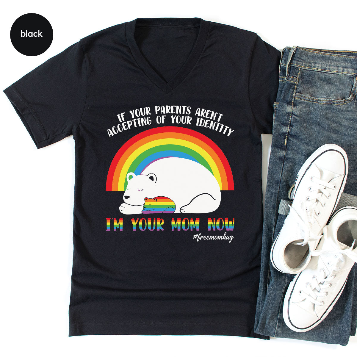 I'm Your Mom Now T-Shirt, Cute LGBT Glory Tee product image 65