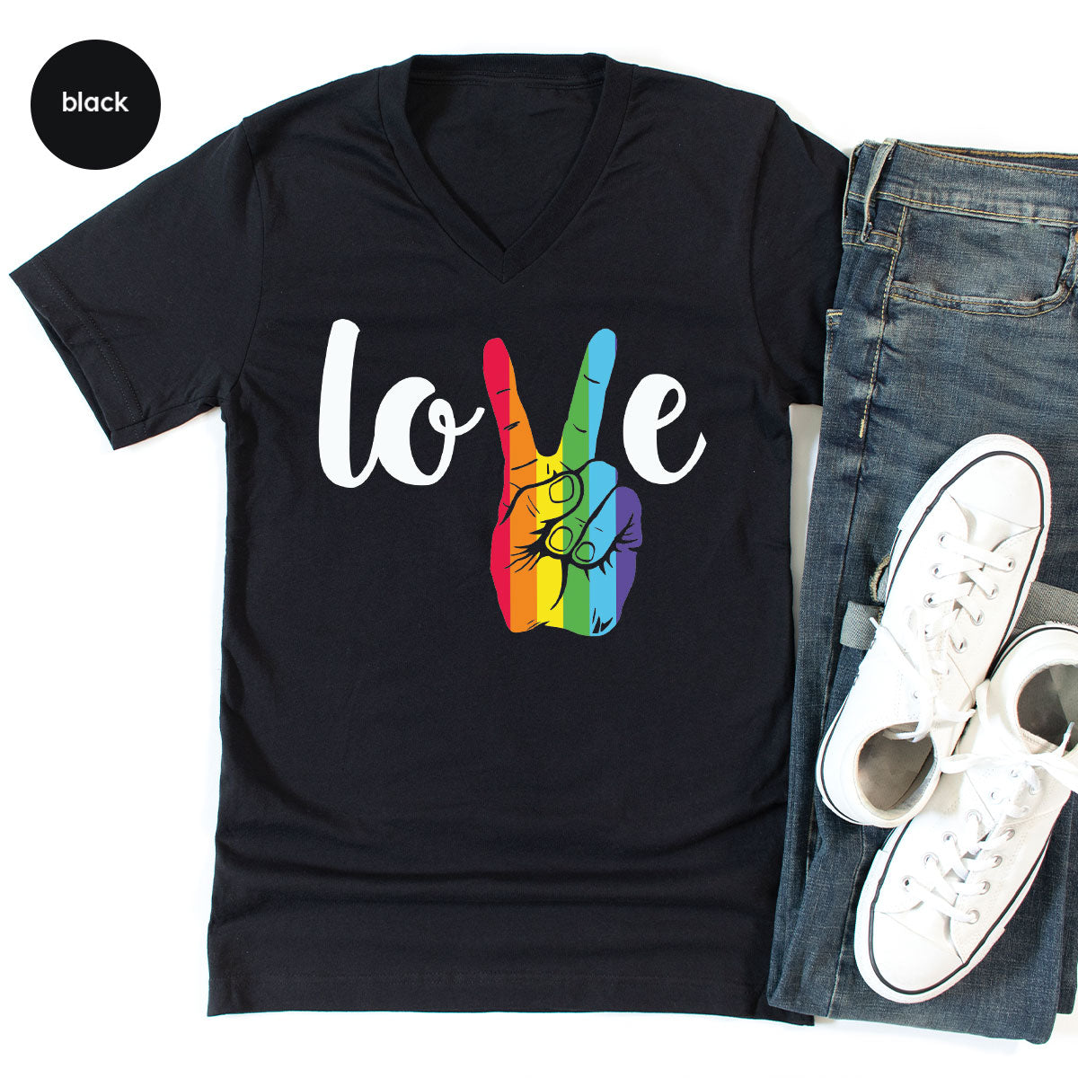 LGBT Love Shirt, Victory T-Shirt, Pride Tee, Glory product image 56