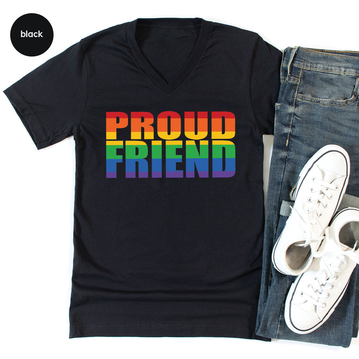 LGBT Friendship Shirt, Proud Friend T-Shirt, Gift Tee product image 63