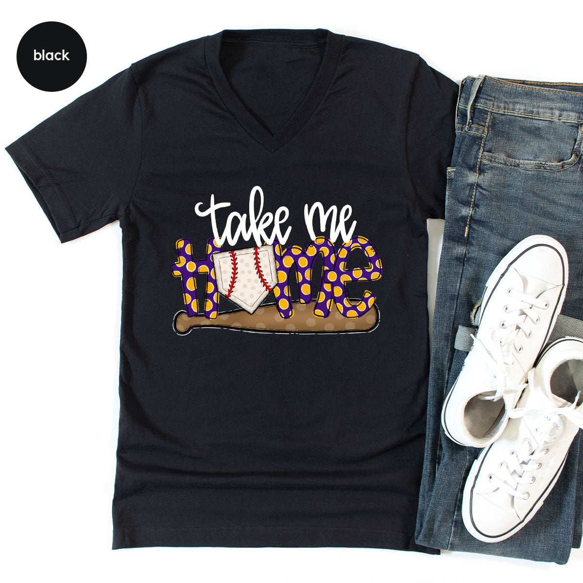 Baseball T-Shirt, Gifts for Her, Mom Outfit, Sister Shirt product image 38