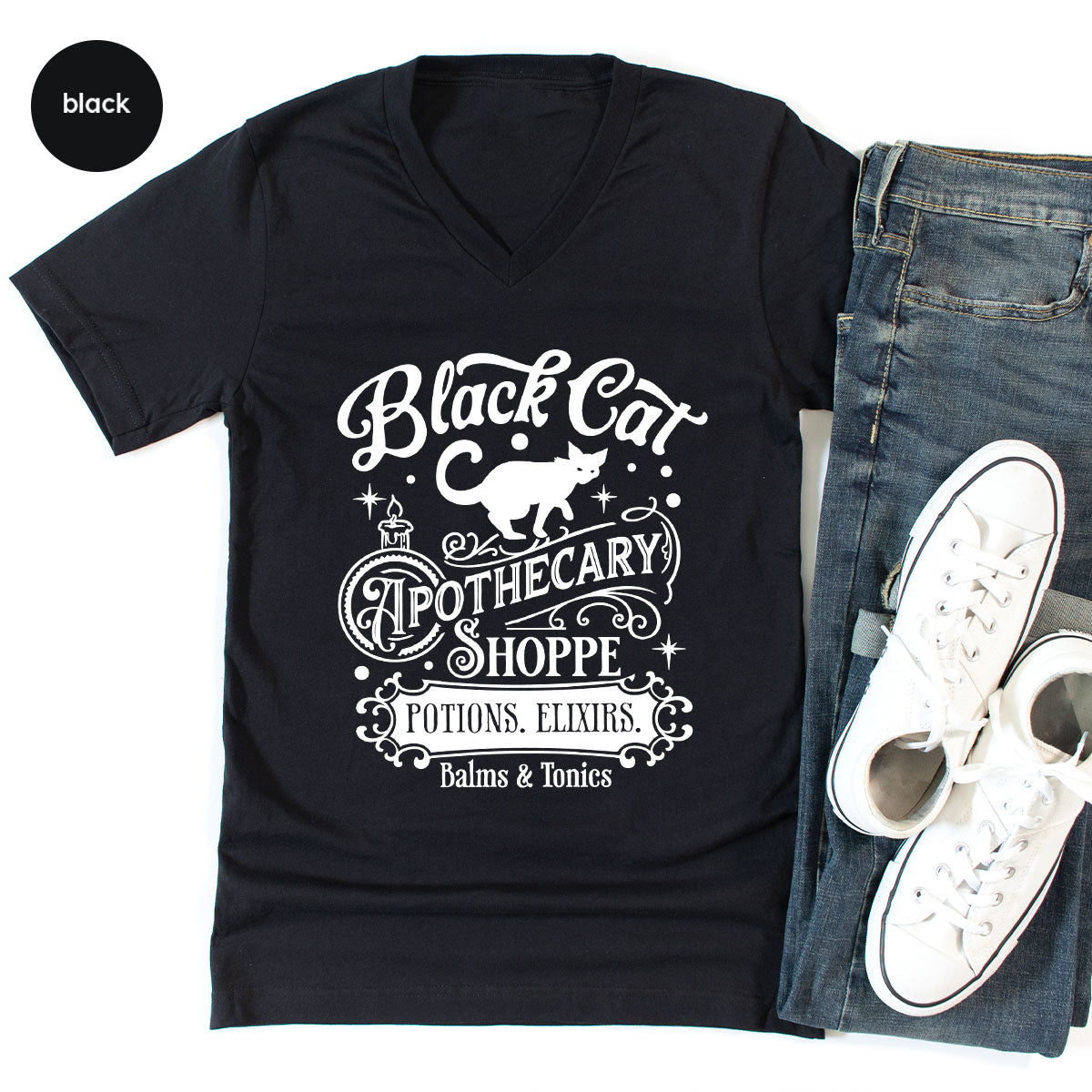 Halloween Party T-Shirt, Spooky Sweatshirt, Gifts, Cat product image 48