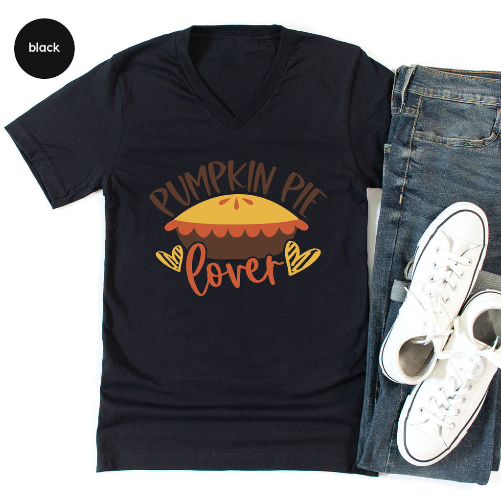 Kids Thanksgiving Shirts, Pumpkin Pie Graphic Tees, Gift product image 82