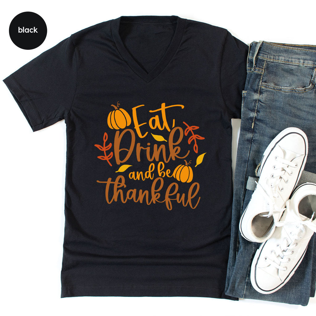 Cute Pumpkin T-Shirt, Fall Graphic Tees, Thankful Gifts product image 94