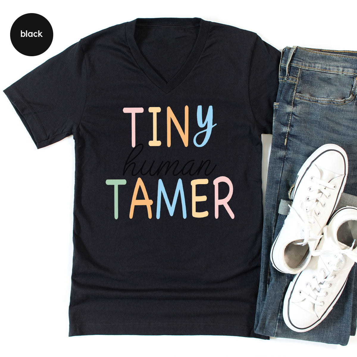 Teacher Shirt, Tiny Human Tamer, Kindergarten Preschool product image 144