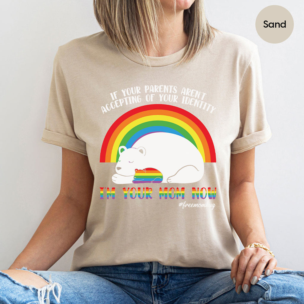 I'm Your Mom Now T-Shirt, Cute LGBT Glory Tee product image 83