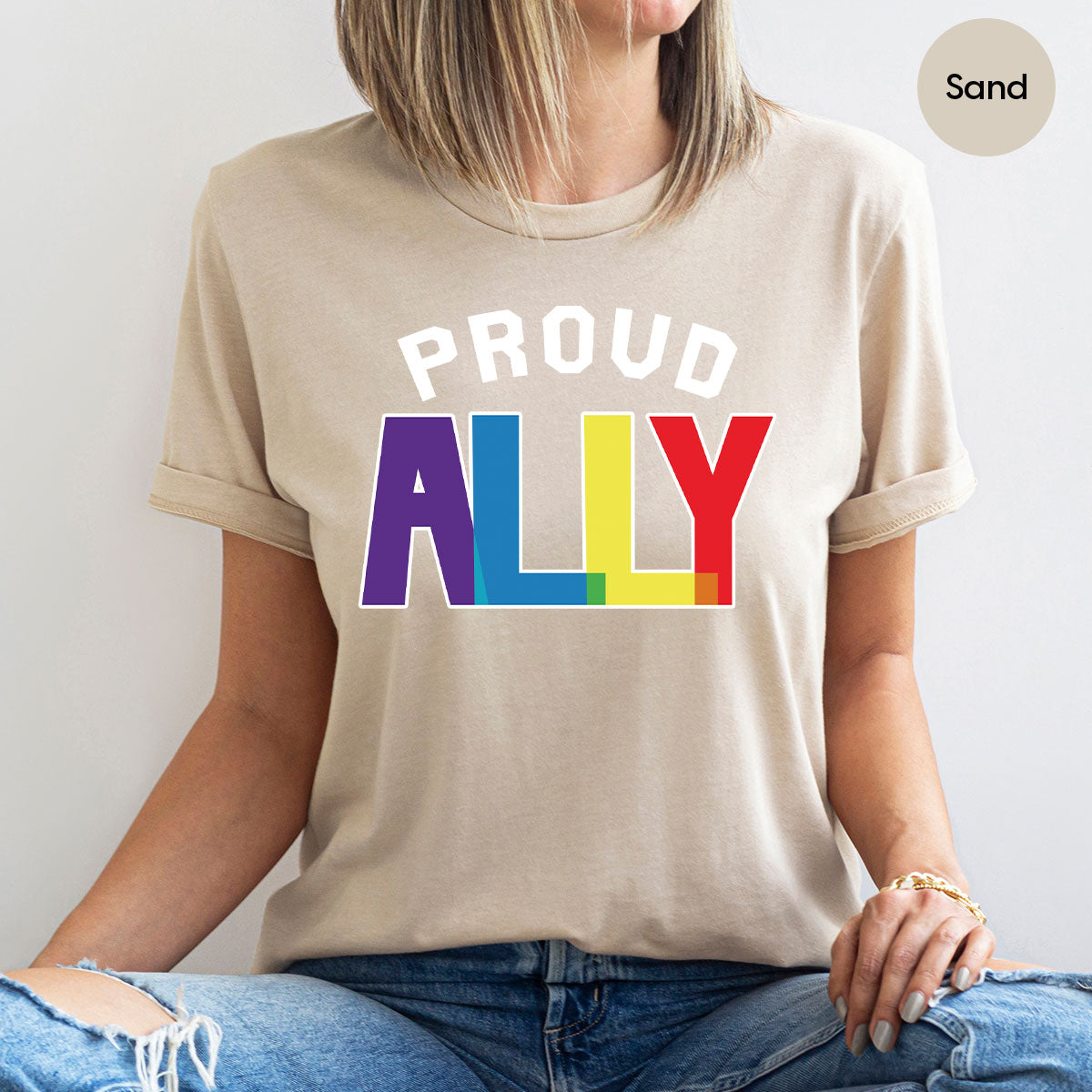 Proud Ally Shirt, LGBT T-Shirt, Tee product image 83
