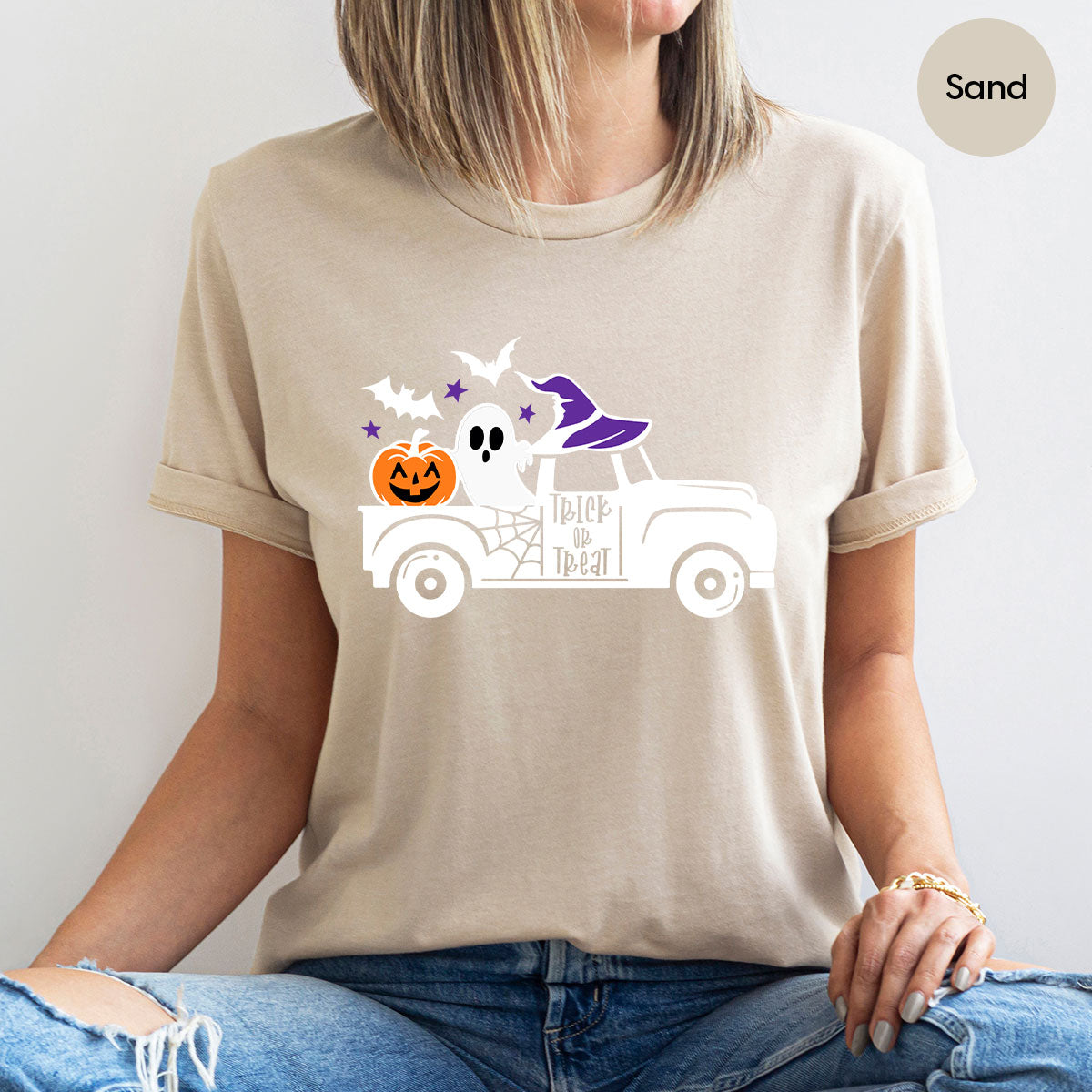 Halloween Sweatshirt, Gifts, Pumpkin Graphic Tees, Spooky product image 90