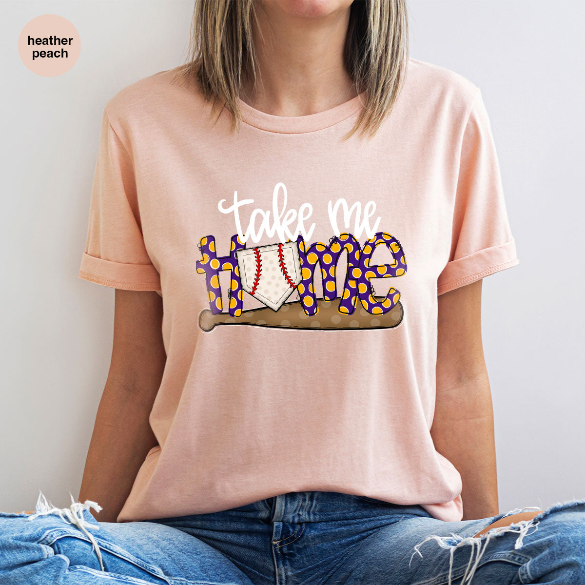 Baseball T-Shirt, Gifts for Her, Mom Outfit, Sister Shirt product image 50