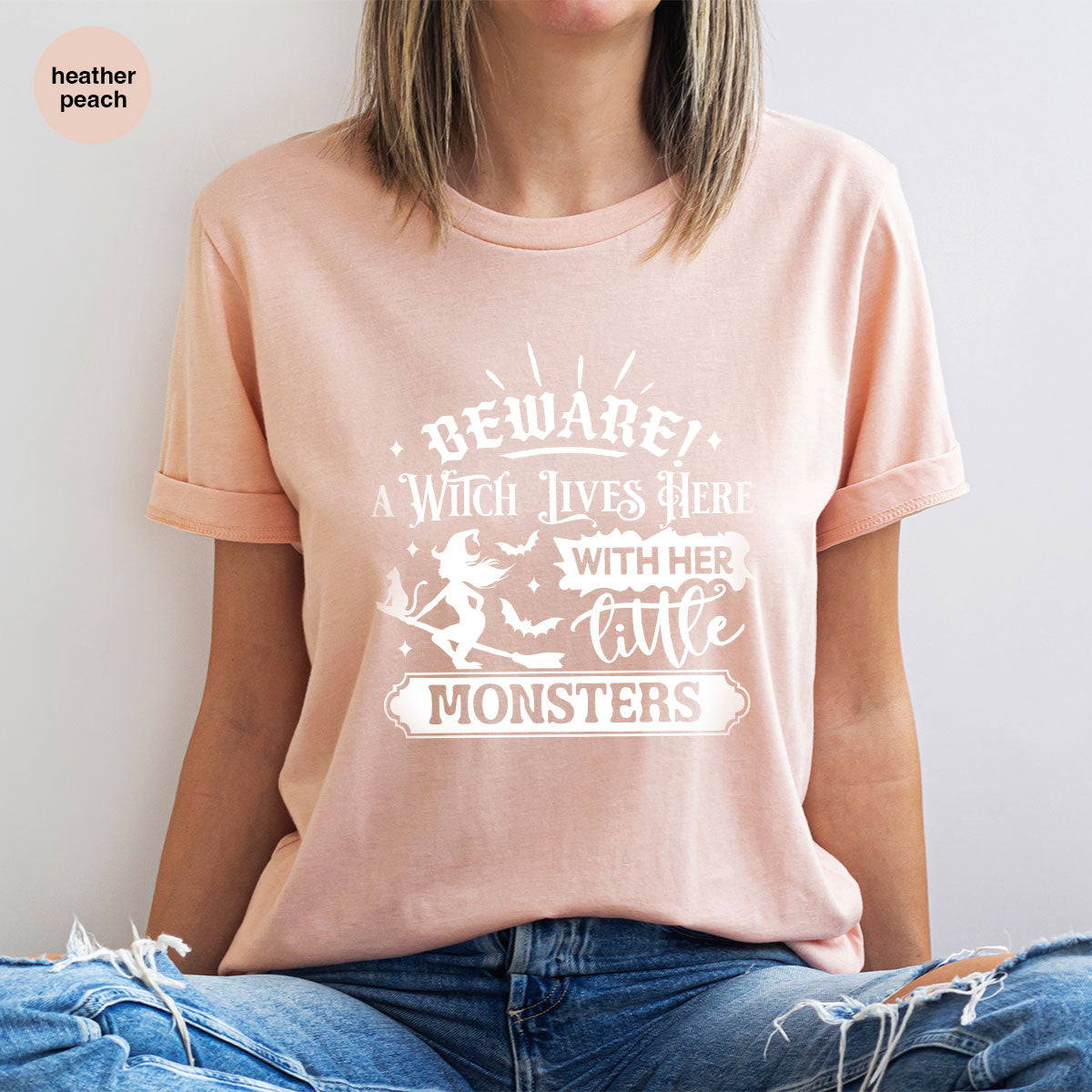 Funny Halloween Tshirts, Witch Shirt, Party Tshirt, Witchy product image 142