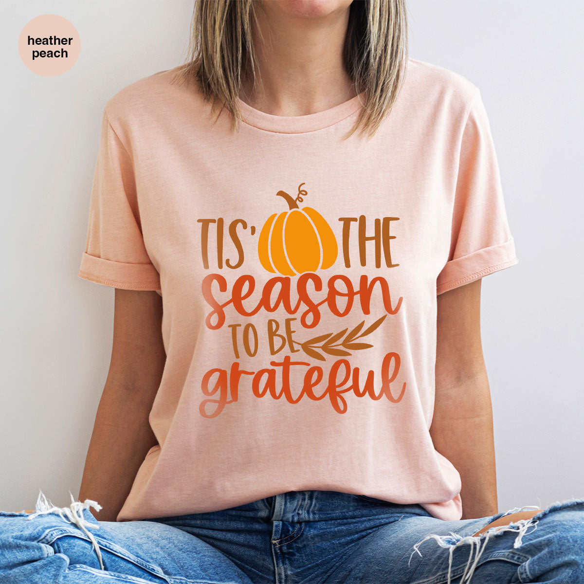Fall T-Shirt, Autumn Crewneck Sweatshirt, Thanksgiving product image 145