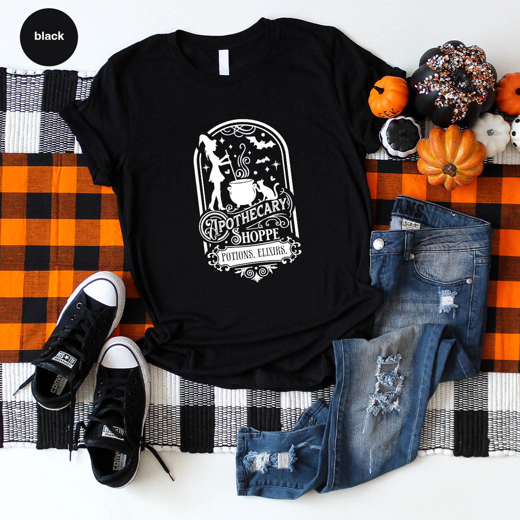 Funny Witch Shirt, Halloween Party Tshirt, Apothecary product image 133