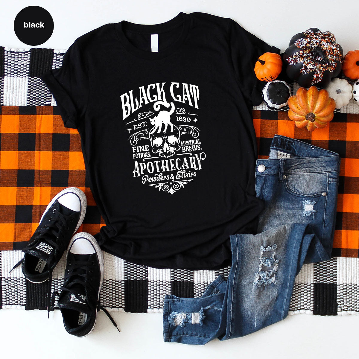 Spooky Season Gifts, Halloween Party Toddler T-Shirt, Cat product image 60
