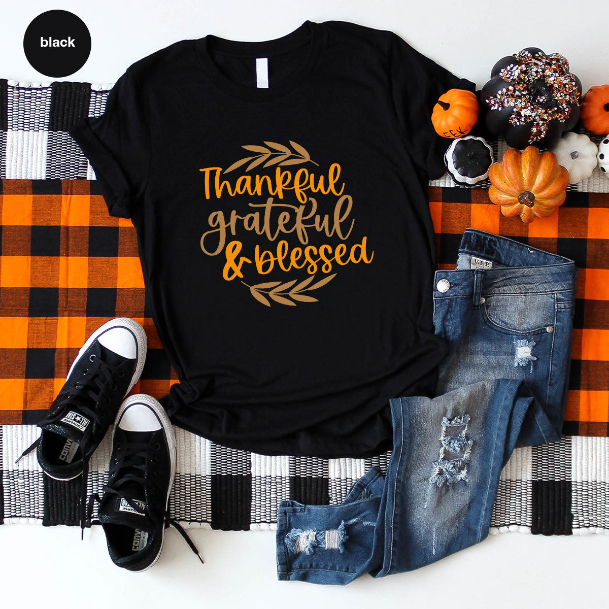 Fall Tshirt, Autumn Clothing, Gift for Her, Happy product image 46